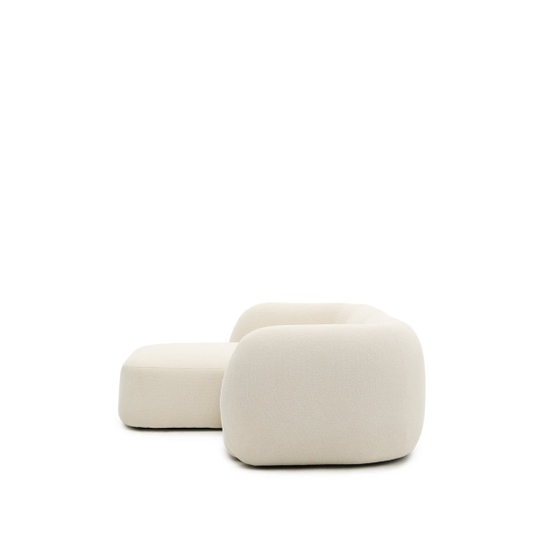 Модульный 2-местный диван Martina в экрю шенилле с левым шезлонгом 230 см от интернет-магазина IDODOM.RU