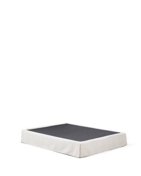 Основание кровати Jaira со съемным чехлом из белого шенилла для матраса 160 х 200 см от интернет-магазина IDODOM.RU