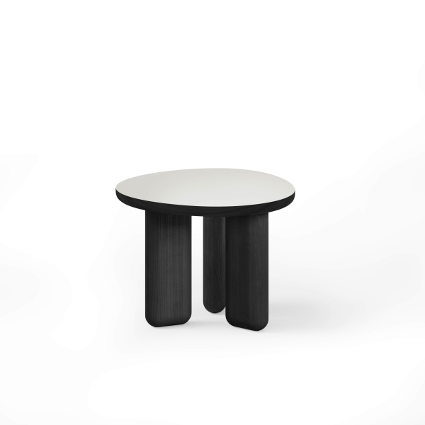 Журнальный столик Momo D600 массив / пластик fenix белый от интернет-магазина IDODOM.RU