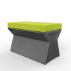 Скамейка X-seat Line Coal Black, Green