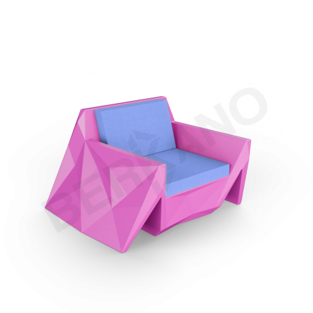 Кресло Quaro с подушками Royal Purple, Navy