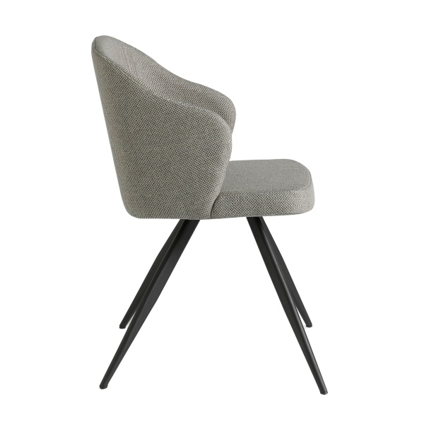 Стул F3208-GRIS /4057 черные ножки от интернет-магазина IDODOM.RU