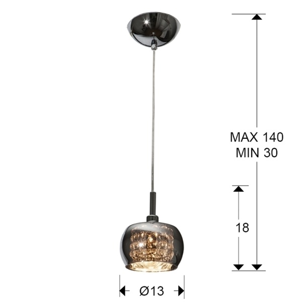 Подвесной светильник Arian 1L от интернет-магазина IDODOM.RU