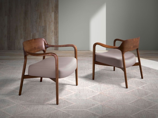 Кресло LC17088 /5082 из экокожи с каркасом из ясеня от интернет-магазина IDODOM.RU