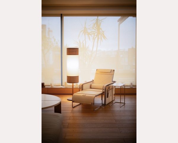 Торшер Tamiz орех/латунь от интернет-магазина IDODOM.RU