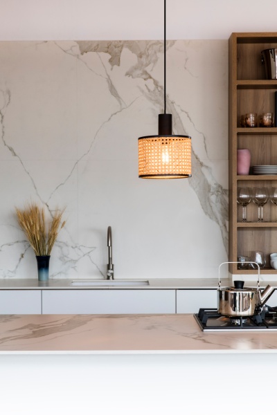 Подвесной светильник Mambo черный/ротанг ø21 с вилкой от интернет-магазина IDODOM.RU