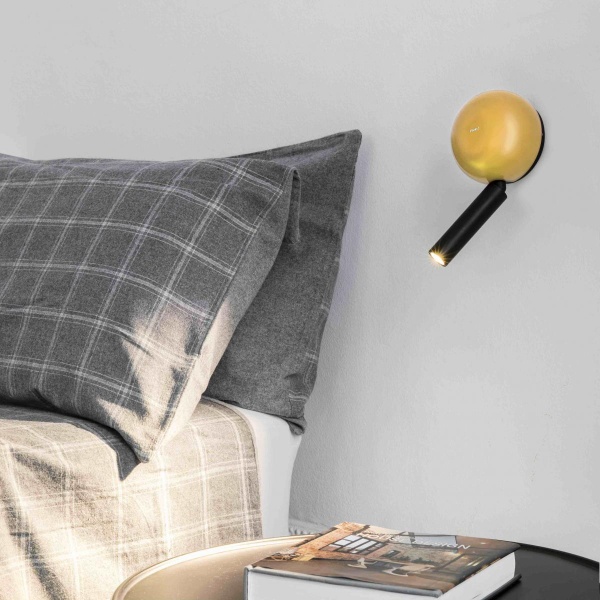 Бра с ридером Press желтый от интернет-магазина IDODOM.RU