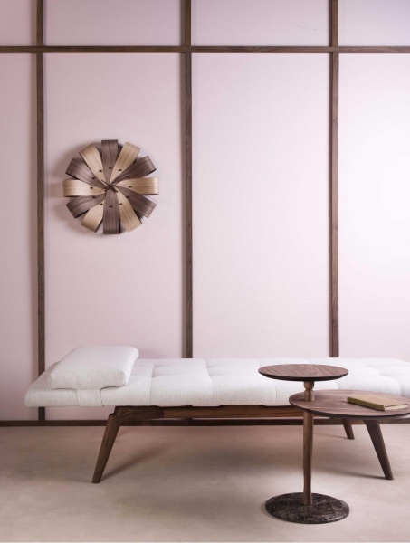 Настенные часы Ciclo орех, дуб / стрелки из ореха от интернет-магазина IDODOM.RU