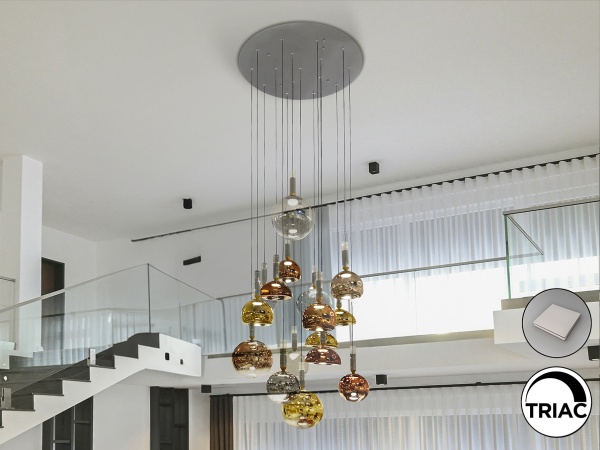 Люстра Charlize 16L разноцветная от интернет-магазина IDODOM.RU