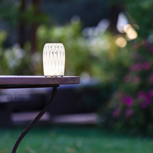 Белый переносной светильник Roseta LED 1W 3000K от интернет-магазина IDODOM.RU