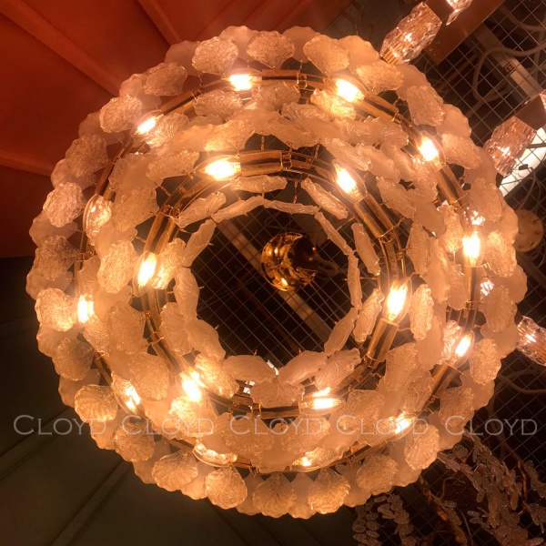 Люстра Cloyd SENEGAL-B C18 / Ø80 см - золото (арт.11196) от интернет-магазина IDODOM.RU