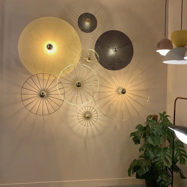 Бра Tan Tan A1053/5 см белый металл + 1125/30 см черный ротанг от интернет-магазина IDODOM.RU