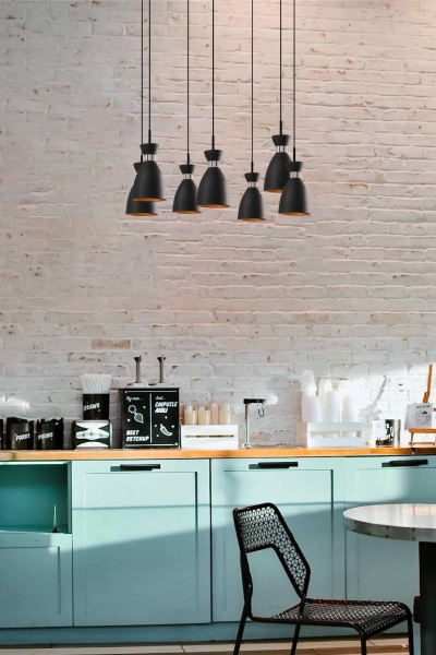 Люстра Retro 7L чёрно-медная от интернет-магазина IDODOM.RU