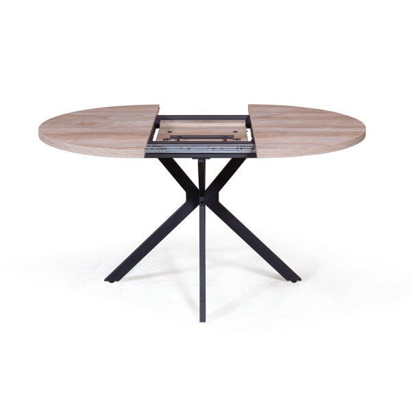 Стол круглый Vegas раздвижной (100+40) дуб эндгрейн от интернет-магазина IDODOM.RU