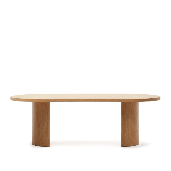 Стол Nealy с дубовым шпоном в натуральной отделке, 240 x 100 см от интернет-магазина IDODOM.RU