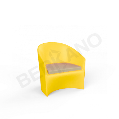 Кресло Oasis Yellow, Bone Brown