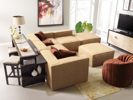 Пуф Фри ФП001 - Оксфорд искусственная замша