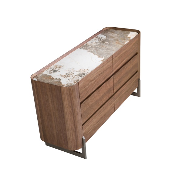 Комод 7151/437-C из ореха и керамики от интернет-магазина IDODOM.RU
