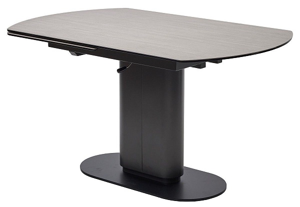 Стол обеденный Gerda (140+60) керамика матовая под дерево, поворотный механизм от интернет-магазина IDODOM.RU