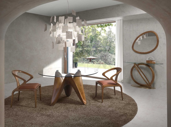 Зеркало 3245/21073E в деревянной раме орехового цвета от интернет-магазина IDODOM.RU