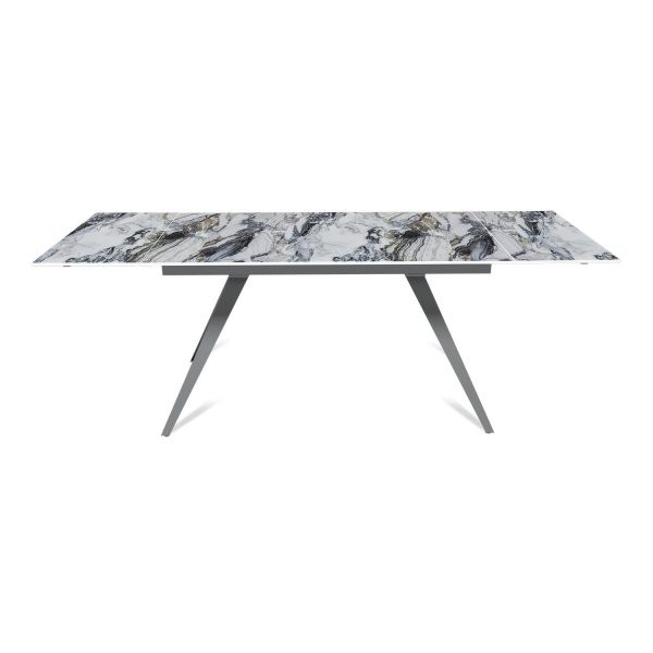 Стол раскладной Asti (140+40+40), керамика глянцевая Cold Jade от интернет-магазина IDODOM.RU