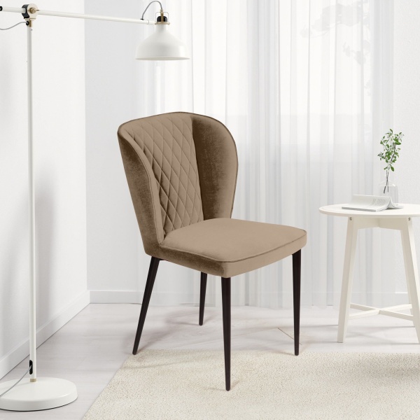 Стул Next, бархат бежевый 5 от интернет-магазина IDODOM.RU