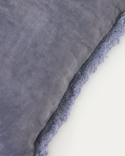 Чехол для подушки Cedella 100% хлопок с эффектом бархата синий 45 x 45 cm от интернет-магазина IDODOM.RU