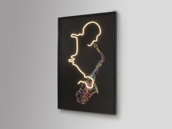Saxofon Светодиодная картина LED 80X120 от интернет-магазина IDODOM.RU