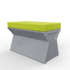 Скамейка X-seat Line Graphite, Green