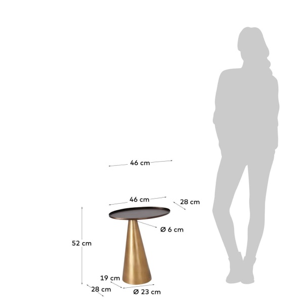 Журнальный столик Liliane Ø45x27 от интернет-магазина IDODOM.RU