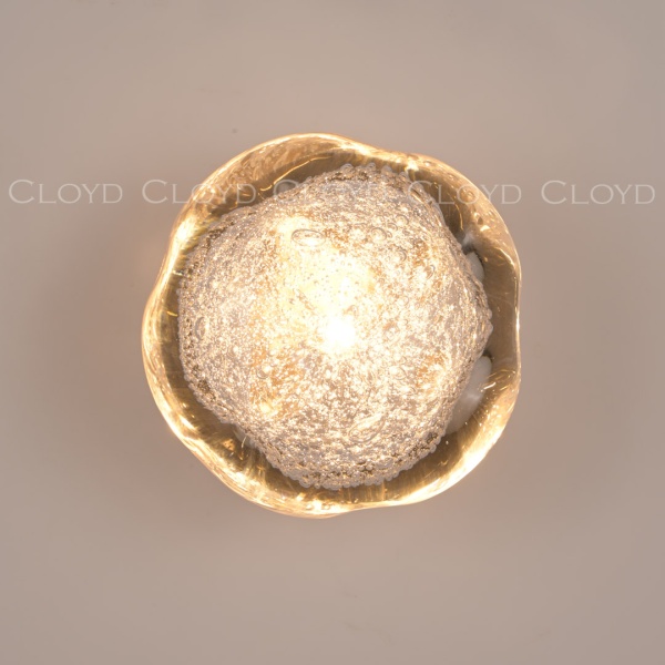 Бра Cloyd VOCAL W1 / латунь - прозрачн. стекло (арт.20366) от интернет-магазина IDODOM.RU