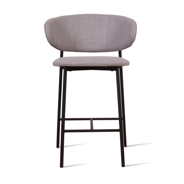 Стул полубарный Adele, рогожка wellton 912, серый от интернет-магазина IDODOM.RU