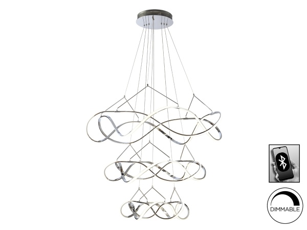 Подвесной светильник Molly 3 кольца 110Ø BLUETOOTH от интернет-магазина IDODOM.RU