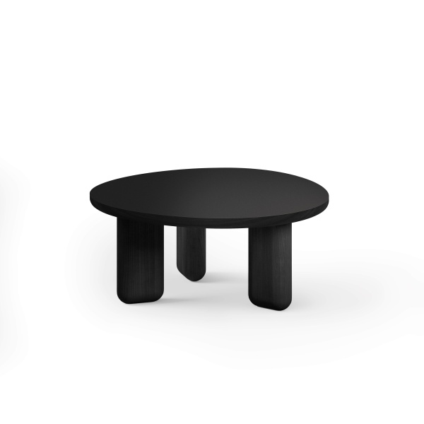 Журнальный столик Momo D800 массив / пластик fenix черный от интернет-магазина IDODOM.RU