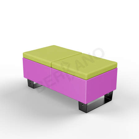 Скамейка Brick 120 Royal Purple, Green
