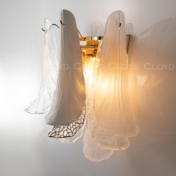 Бра Cloyd WASABI W3 / выс. 39 см - керамика - золото (арт.20407) от интернет-магазина IDODOM.RU