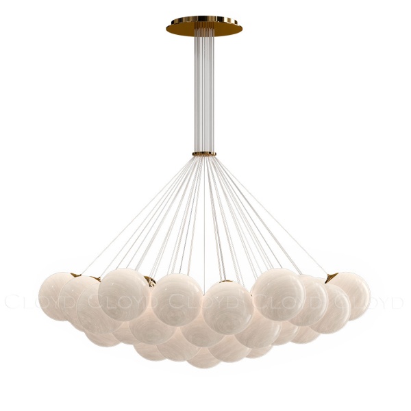 Люстра Cloyd LONATI C37 / Ø91 см - золото (арт.10423) от интернет-магазина IDODOM.RU