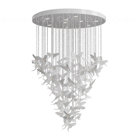 Люстра Cloyd TROPICA C9 / выс. 120 см - керамика - белый (арт.11531) от интернет-магазина IDODOM.RU