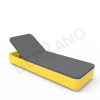 Шезлонг Grace Yellow, Dark grey