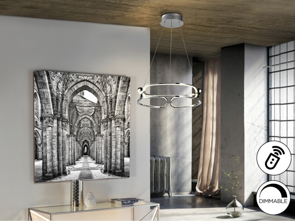 Подвесной светильник Colette Ø47 хром DIM от интернет-магазина IDODOM.RU