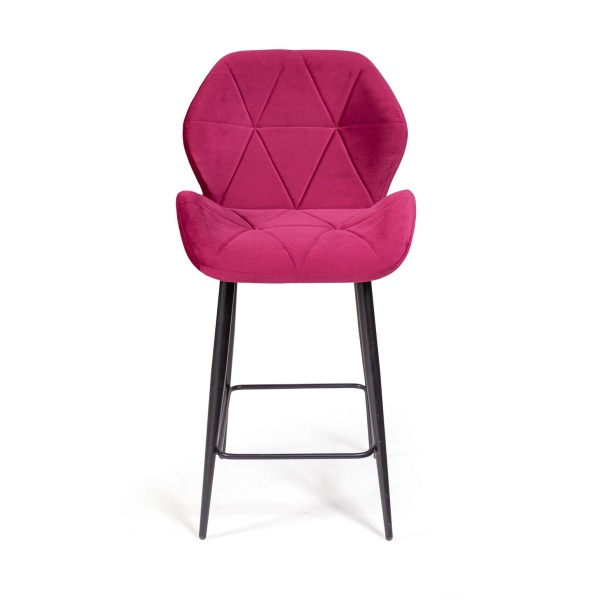 Стул полубарный Crystal, бархат винно-красный 16 от интернет-магазина IDODOM.RU