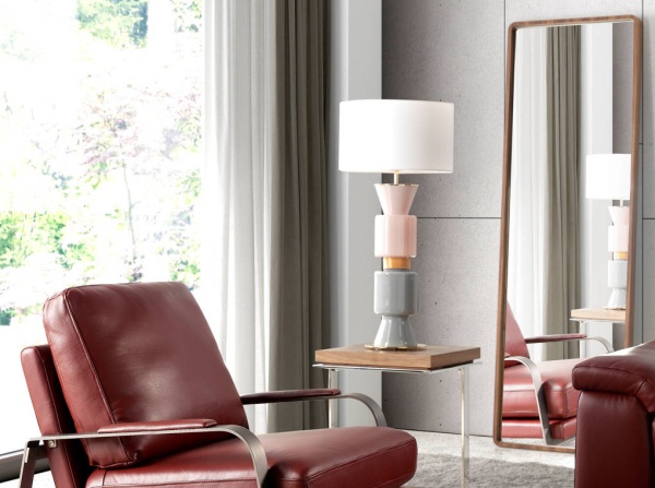 Настольная лампа Ponn Ponn золотой металл, белый абажур 801011/41 от интернет-магазина IDODOM.RU