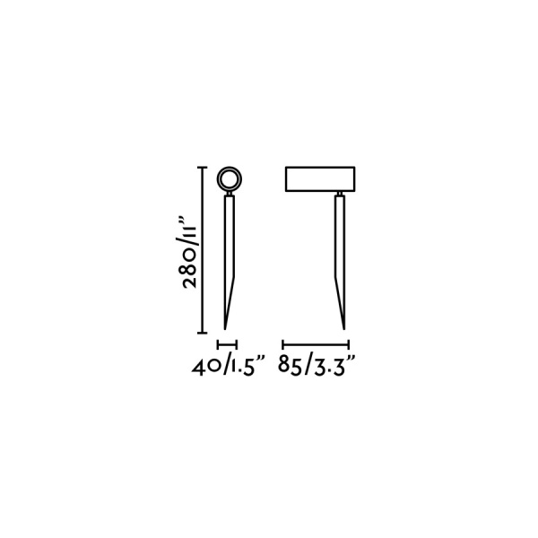 Ландшафтный светильник Seth-28  черный от интернет-магазина IDODOM.RU