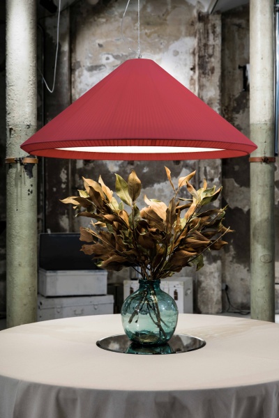 Подвесной светильник Saigon-In ø130 гранатовый от интернет-магазина IDODOM.RU