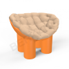 Кресло SLON Orange, Sand