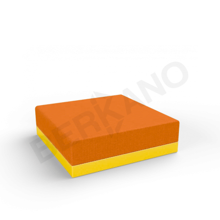 Пуф Quarter modular с подушками Yellow, Orange
