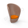 Кресло Harmony Brown, Orange