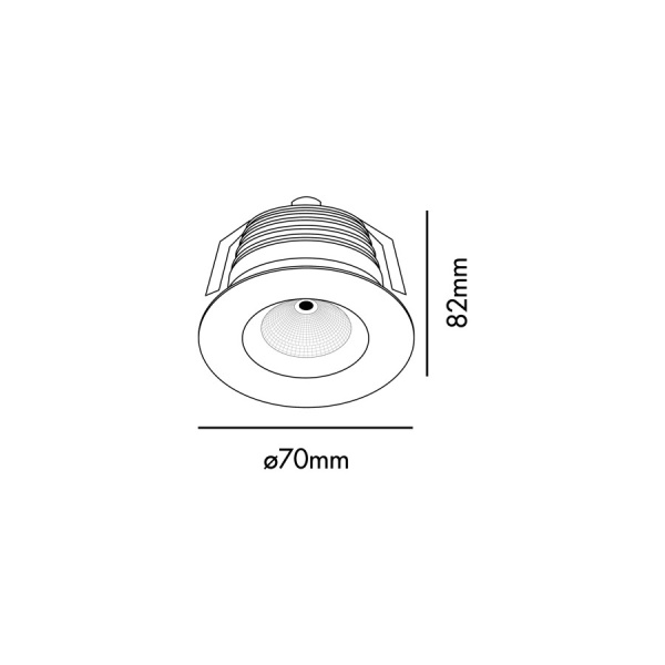 Встраиваемый светильник Clear белый от интернет-магазина IDODOM.RU