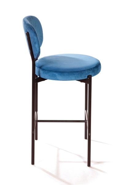 Стул полубарный Mason, бархат синий 29 от интернет-магазина IDODOM.RU