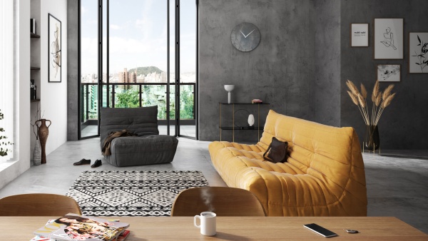 Кресло ДеФранс™️ 1-местное - Эконом микровелюр